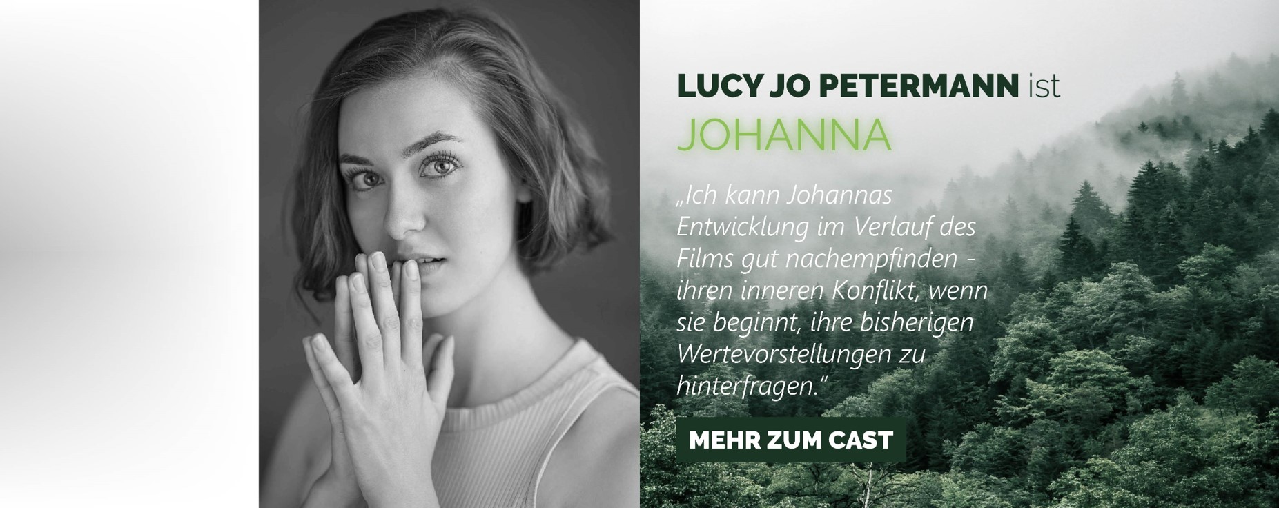 Die Schauspielerin Lucy Jo Petermann ist Johanna