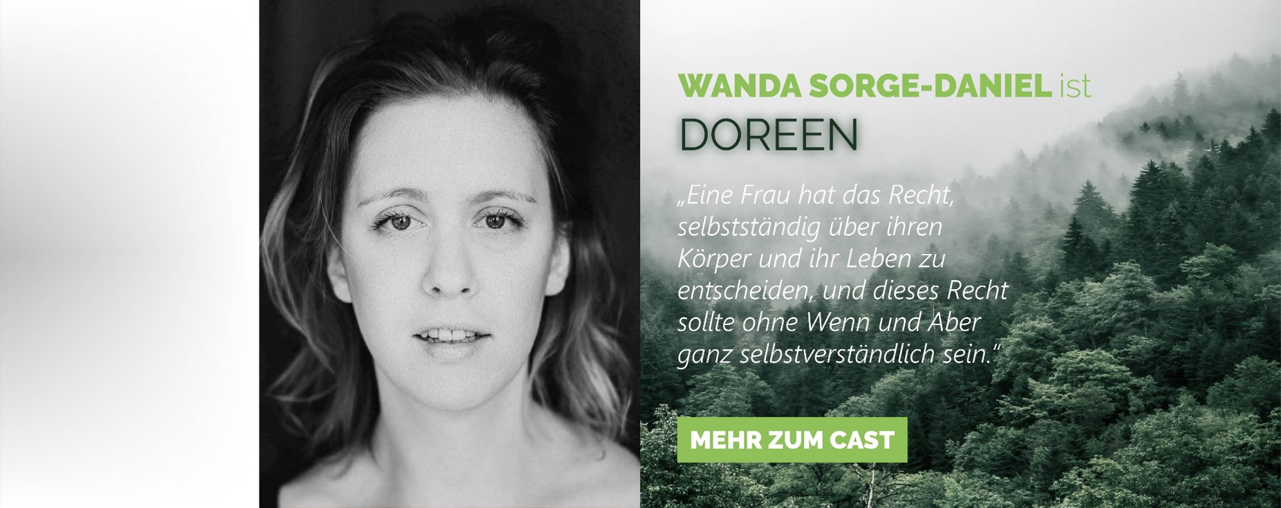 Die Schauspielerin Wanda Sorge-Daniel ist Doreen