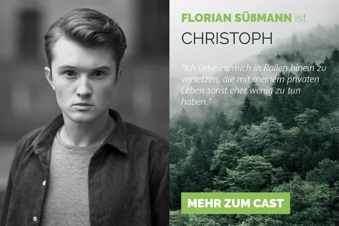 Der Schauspieler Florian Süßmann ist Christoph