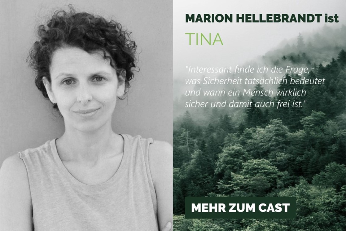 Die Schauspielerin Marion Hellebrandt ist Tina